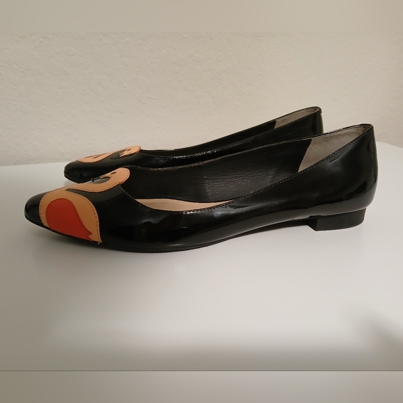 Kate Spade Black Flamingo Flats - Picture 2 of 14